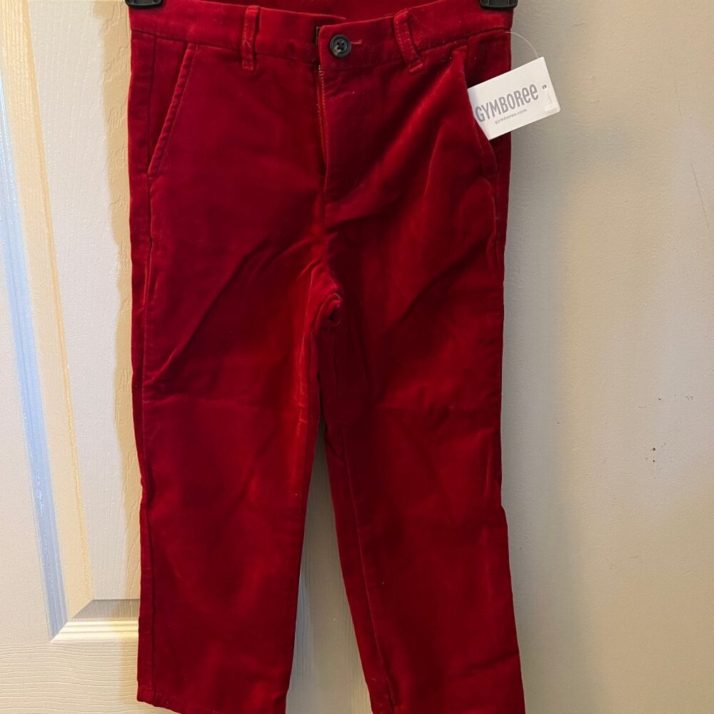 Gymboree Velvet Toddler Boy Pants NWT - 5T
